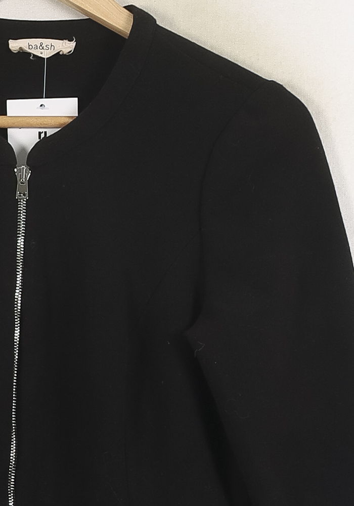 Robe Zippée Noire - Taille L/40
