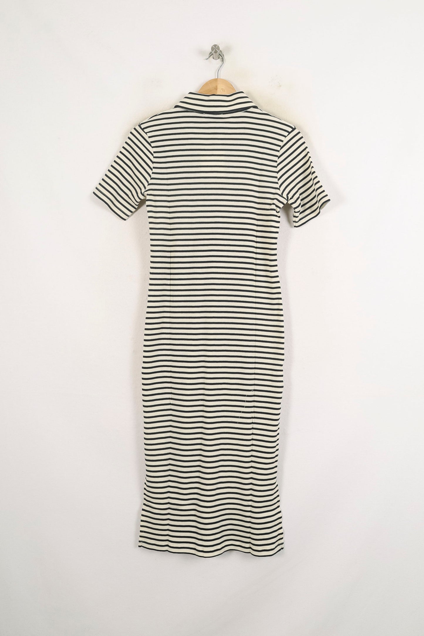 Robe Chemise Rayée Noire et Blanche - Taille M/38