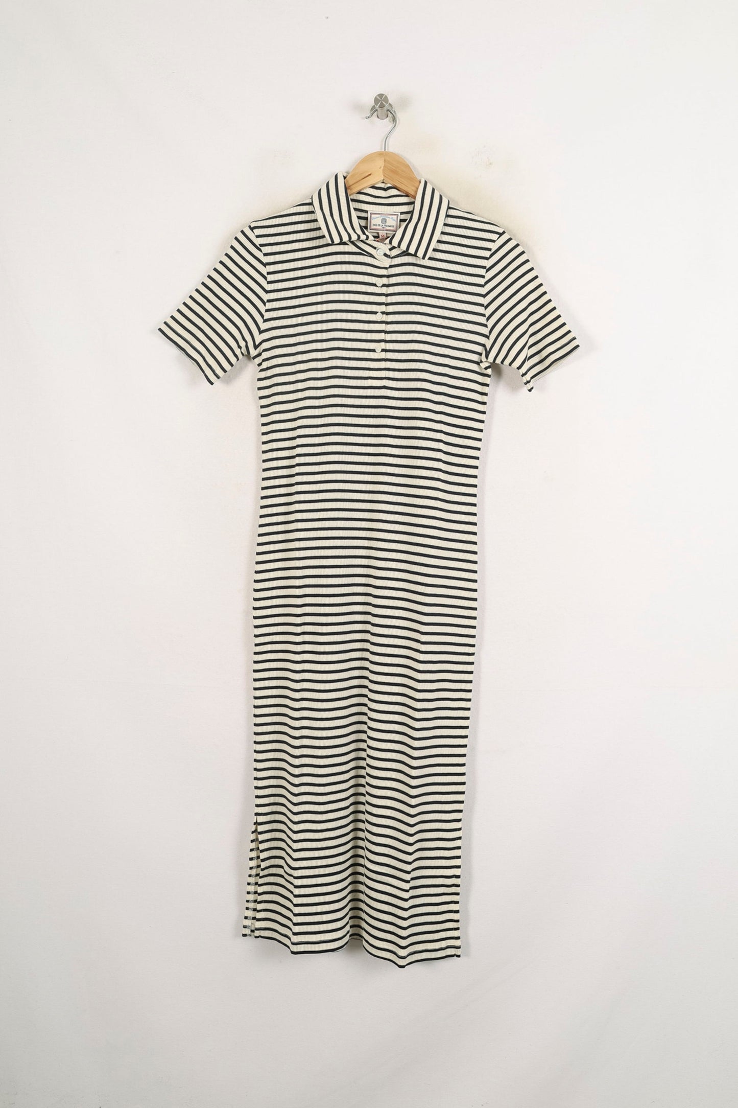 Robe Chemise Rayée Noire et Blanche - Taille M/38