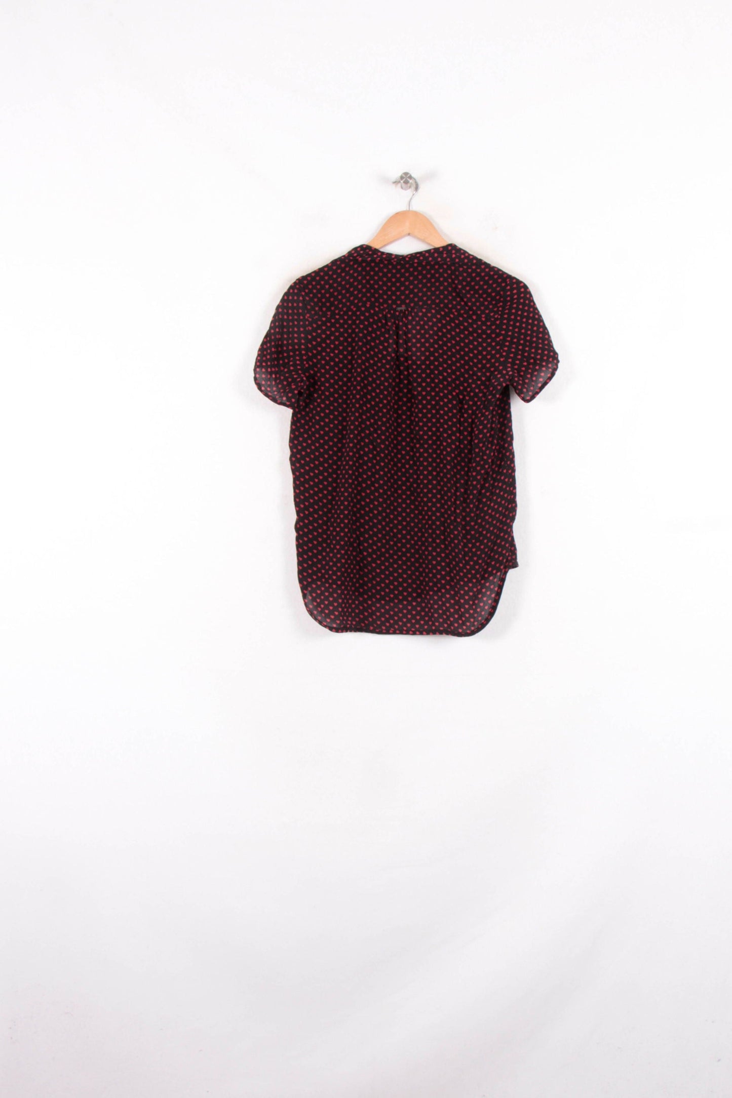 Blouse Noire et Rouge - Taille M/38
