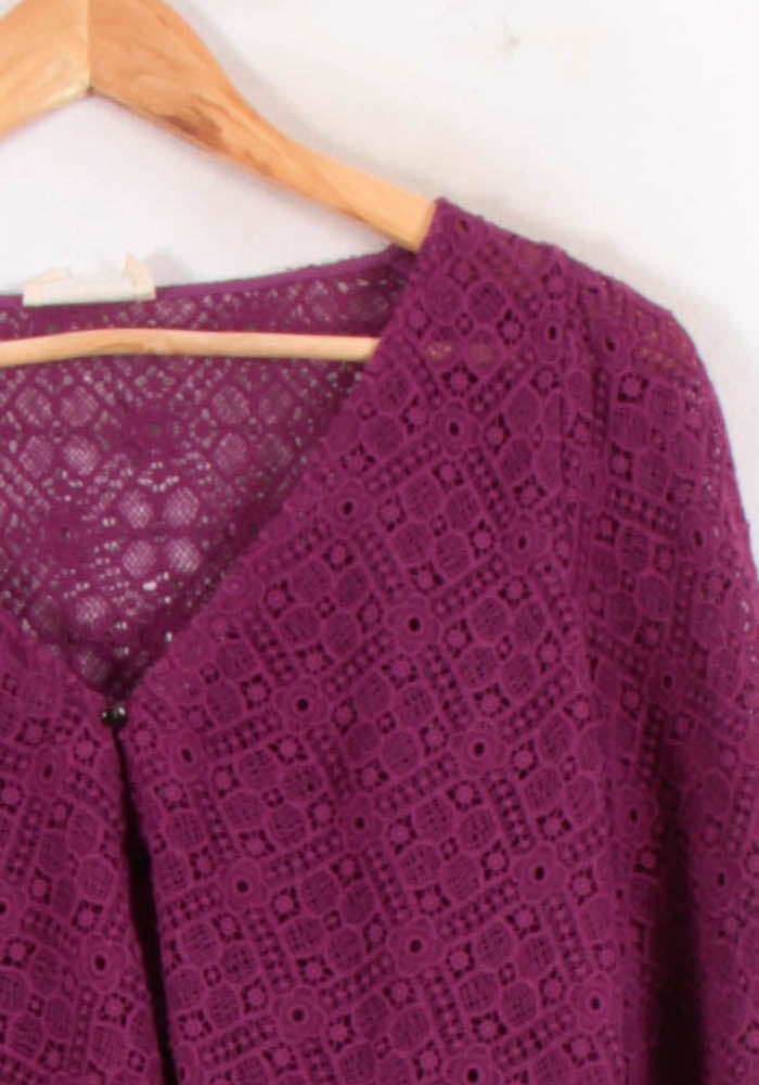 Blouse violette - Taille M/38