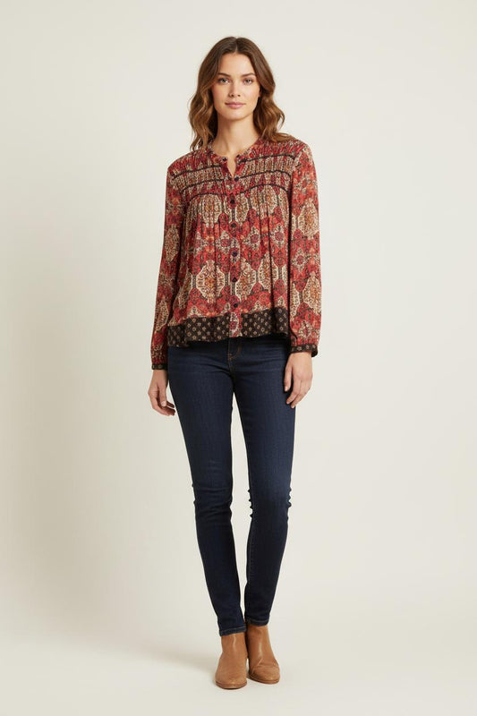 Blouse Multicolore - Taille L/40