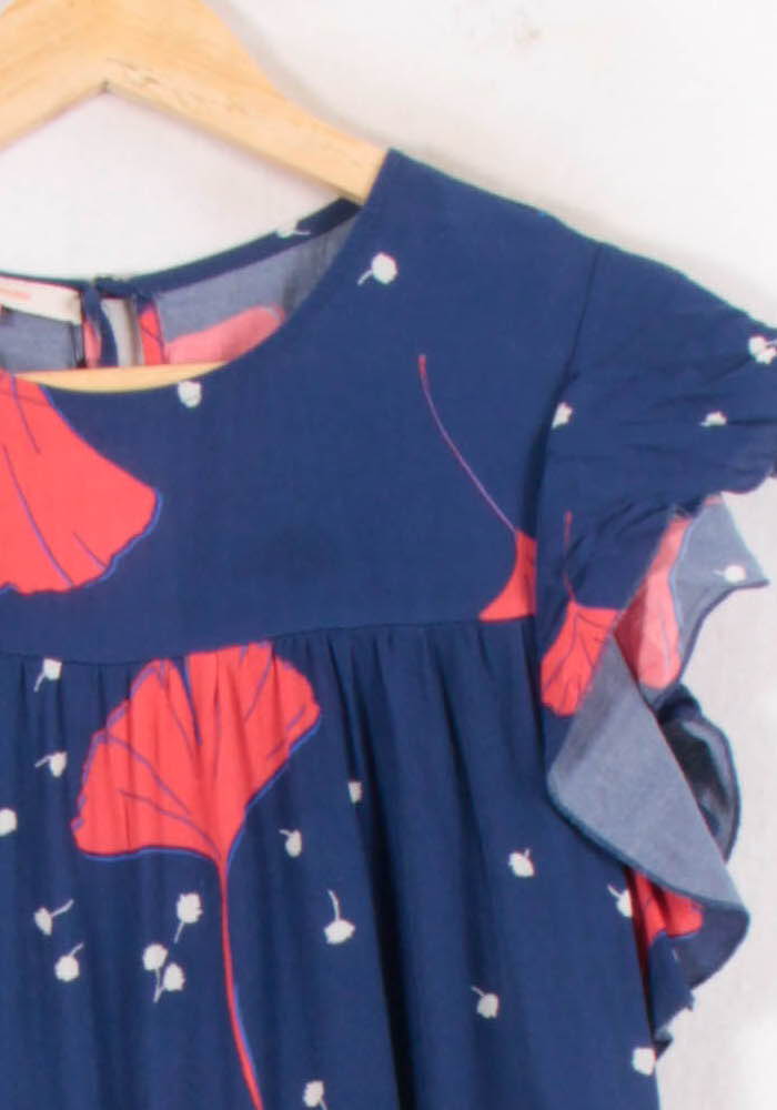 Blouse Bleu et Rouge - Taille M/38