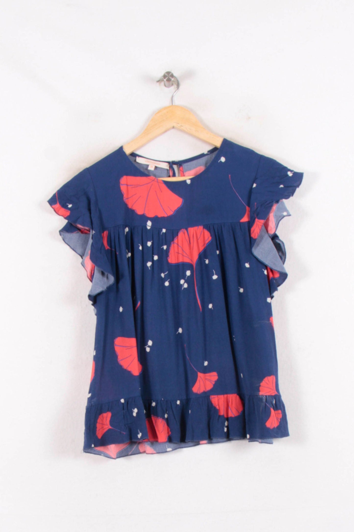 Blouse Bleu et Rouge - Taille M/38