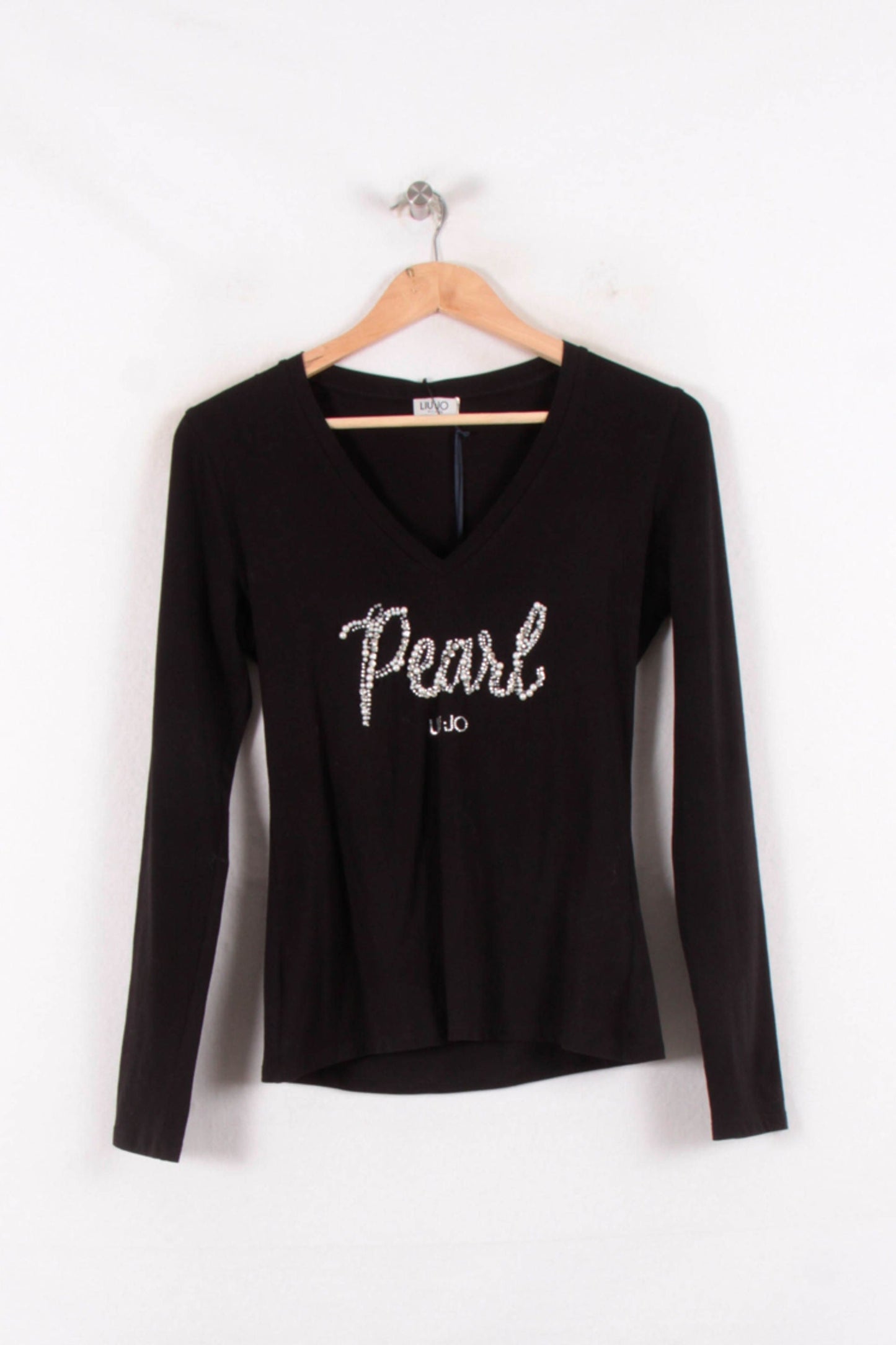 Tee-shirt Manches Longues Noir - Taille S/36