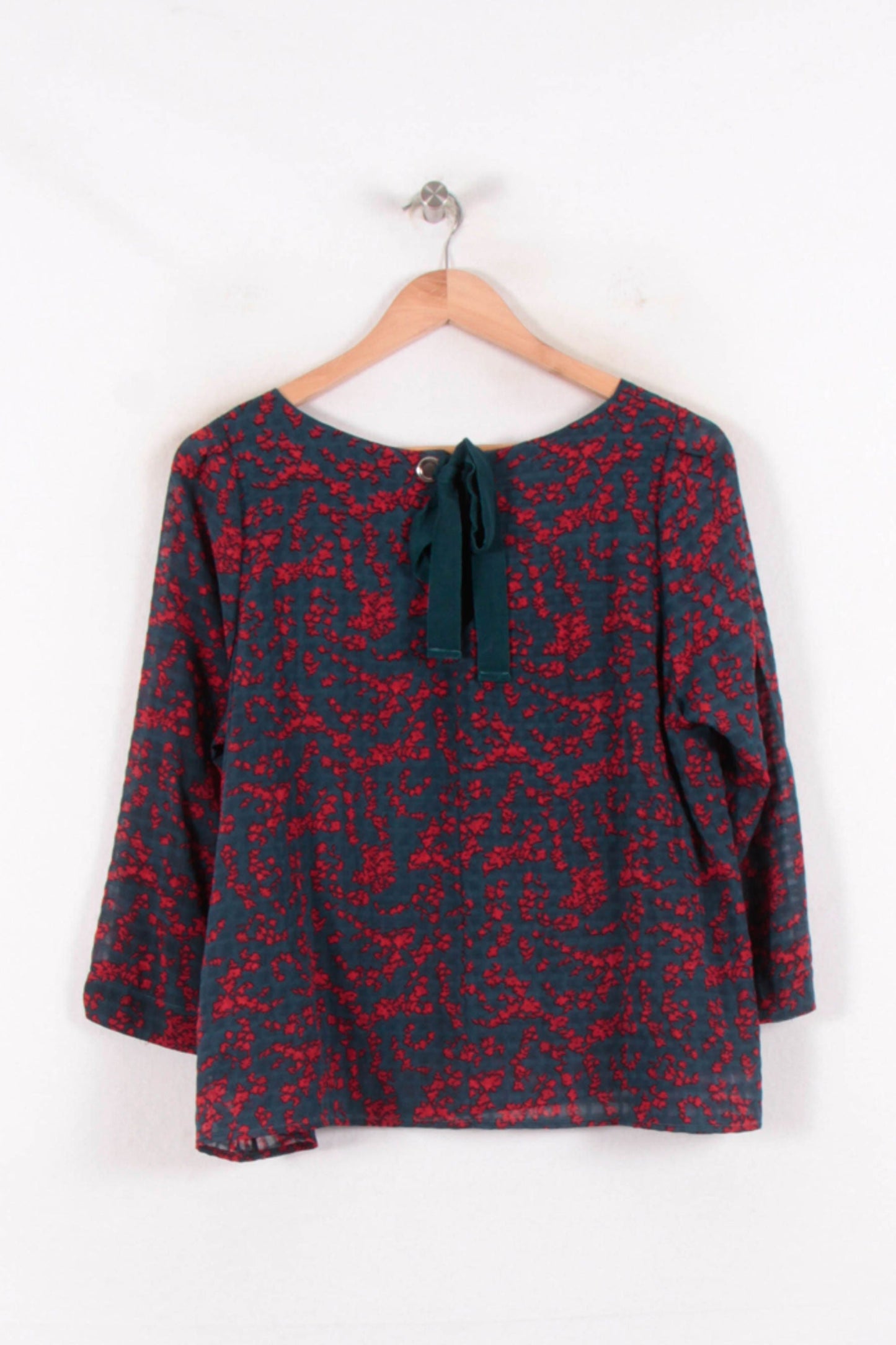 Blouse Bleue et Rouge - Taille L/40