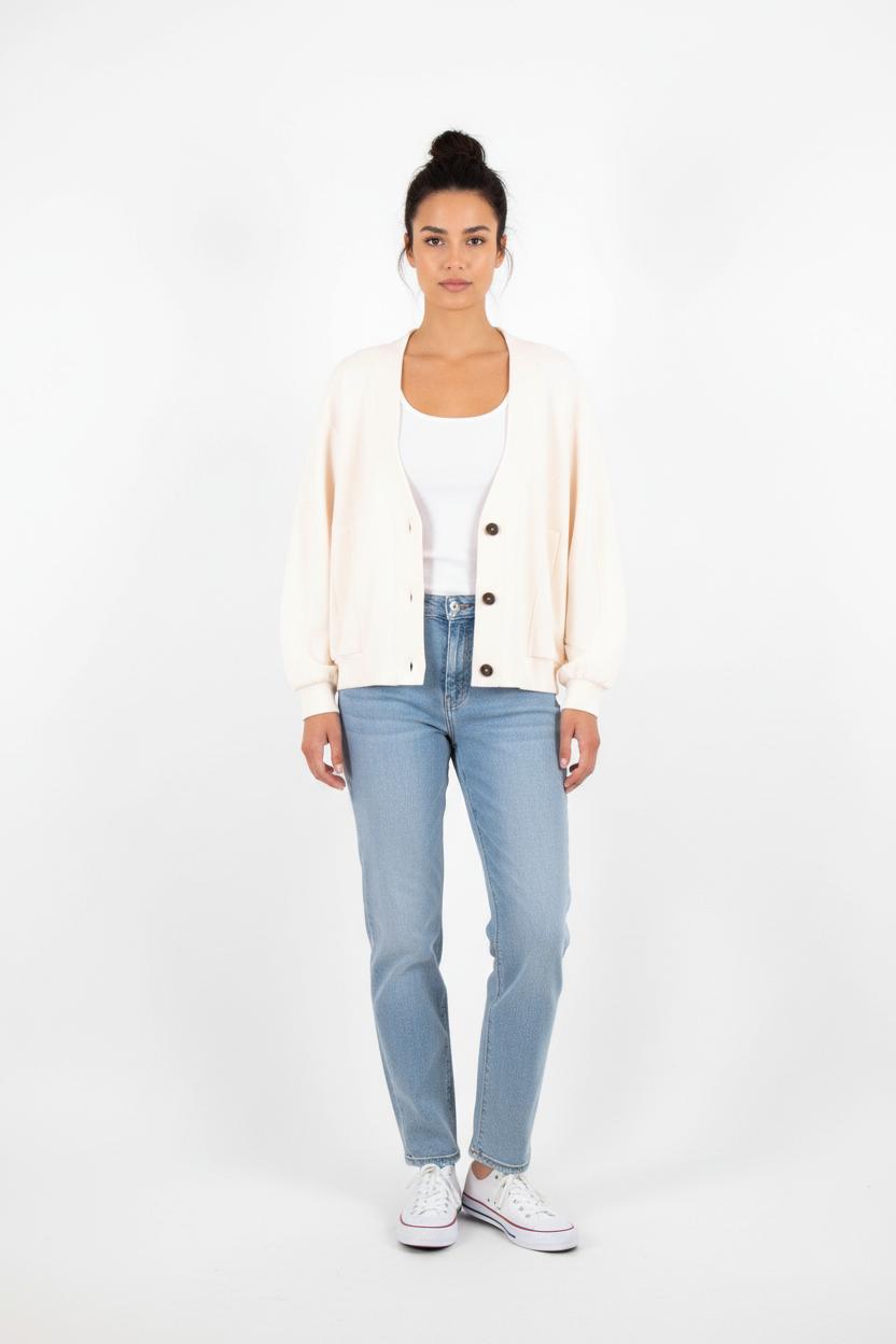 Cardigan Beige - Taille S/36