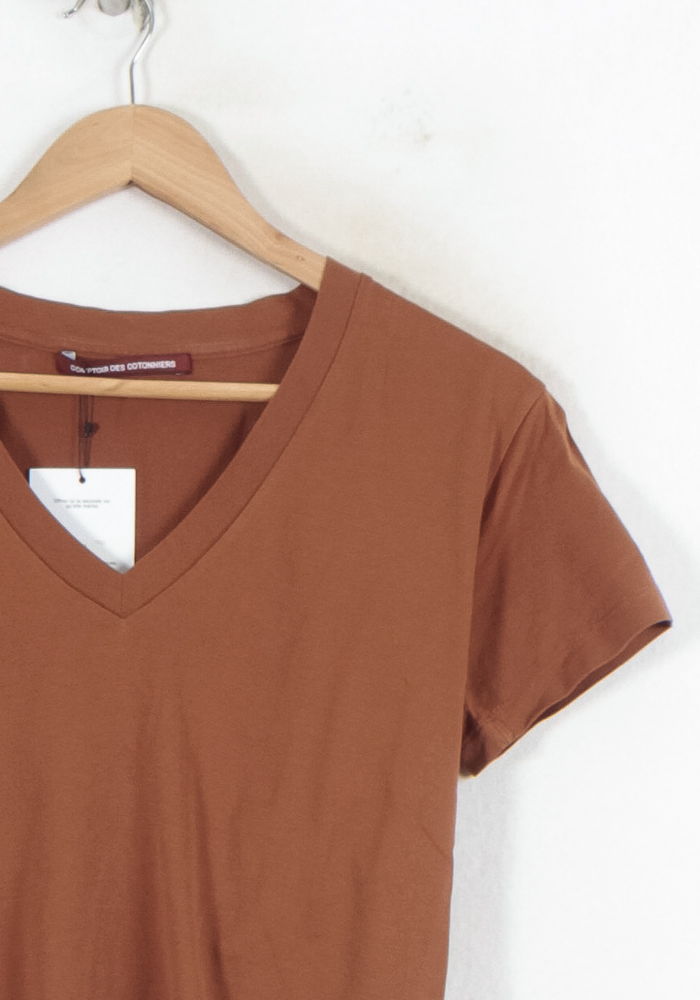 Tee-shirt Marron - Taille S/36