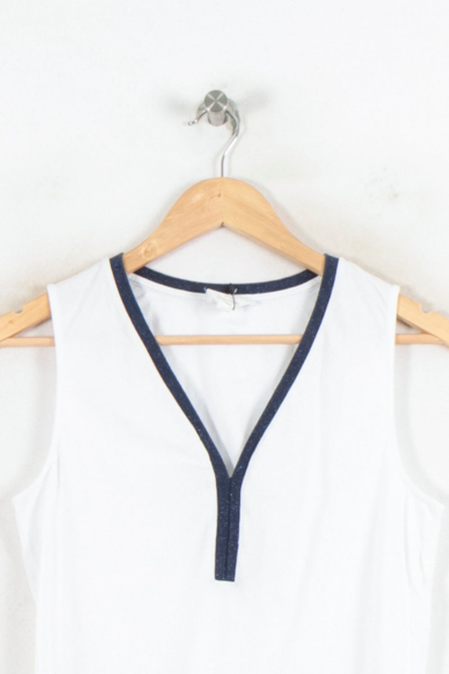 Débardeur Blanc et Bleu - Taille S/36