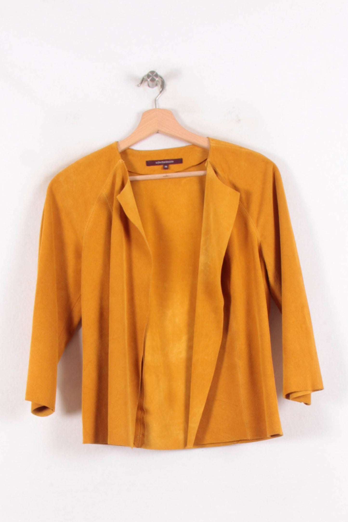 Veste en Cuir Orange - Taille M/38