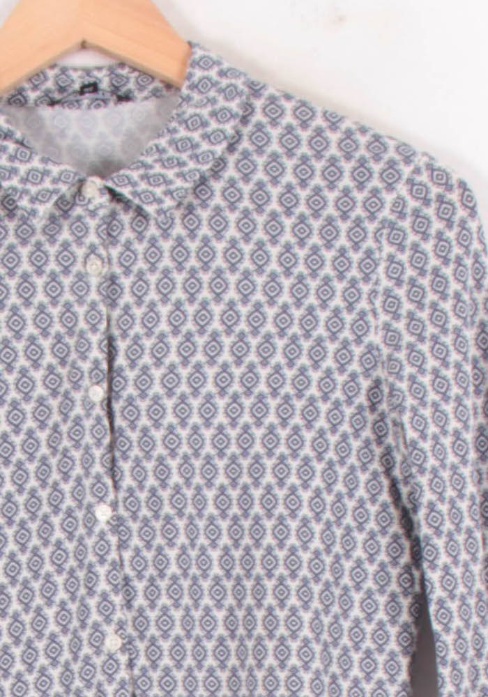 Chemise Bleue et Blanche - Taille S/36