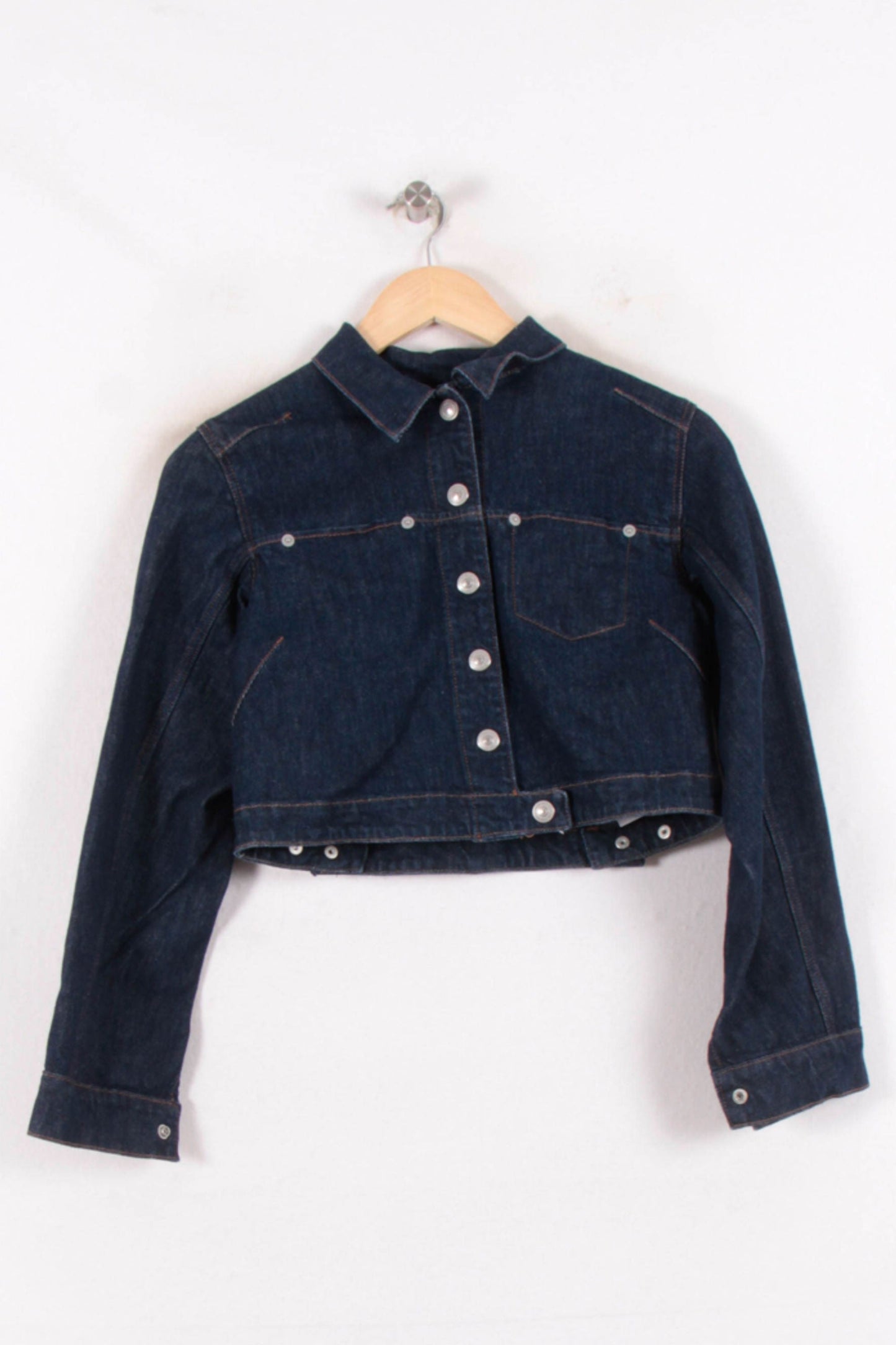 Veste Courte et Jean Bleue - Taille XS/34