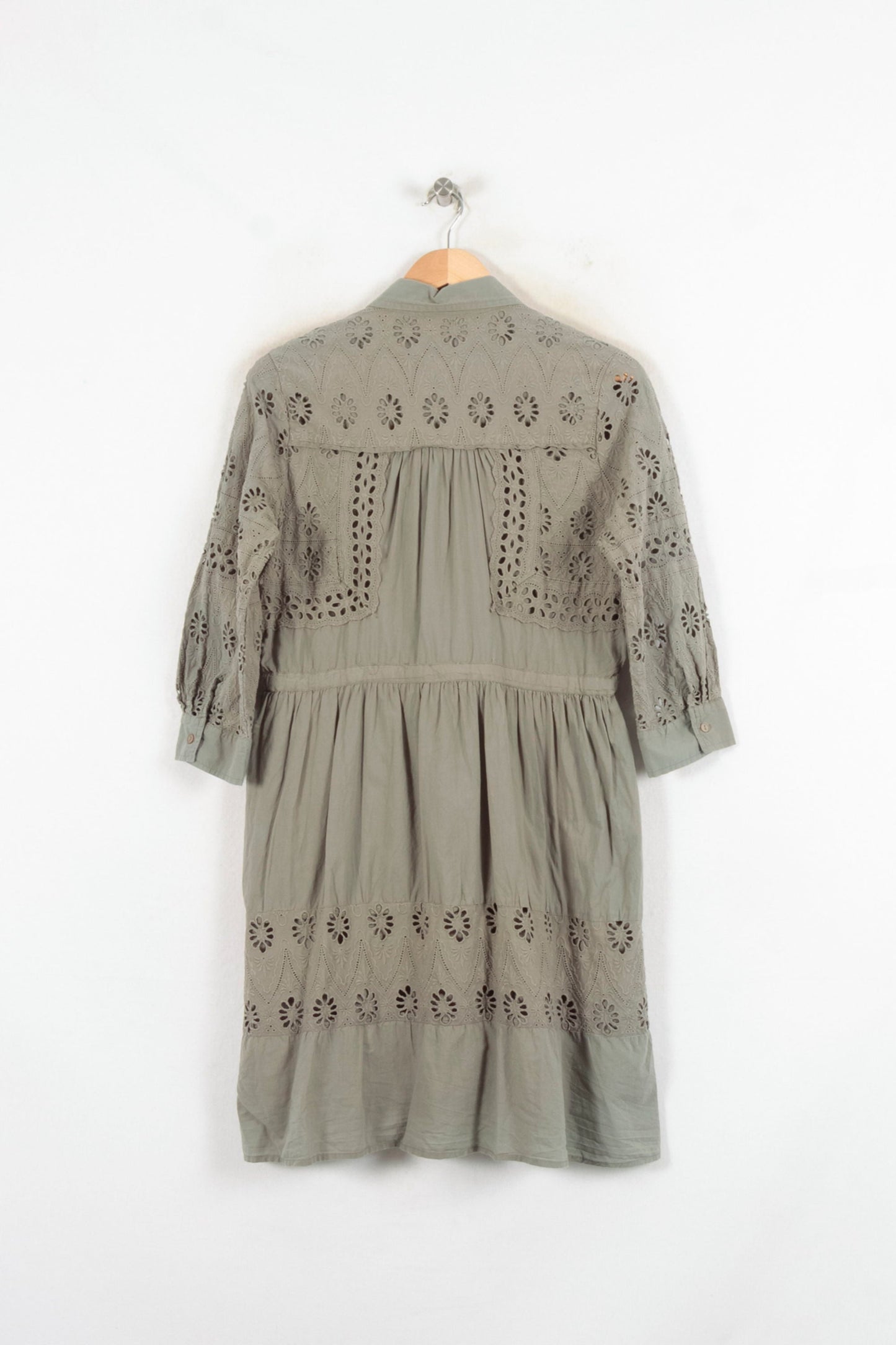 Robe Chemise Verte - Taille L/40