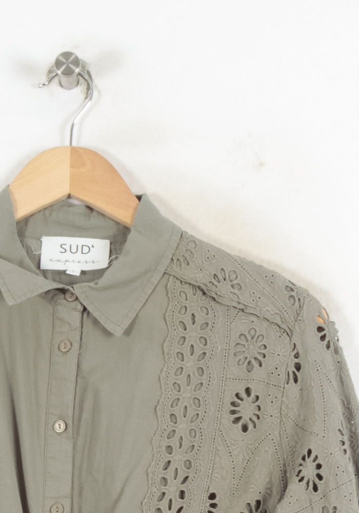 Robe Chemise Verte - Taille L/40