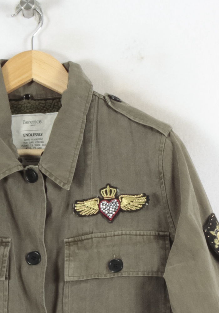 Veste Saharienne Verte - Taille M/38