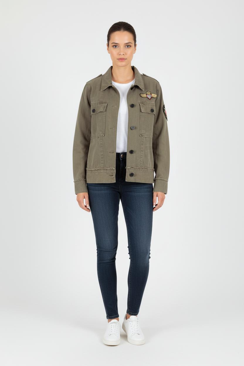 Veste Saharienne Verte - Taille M/38