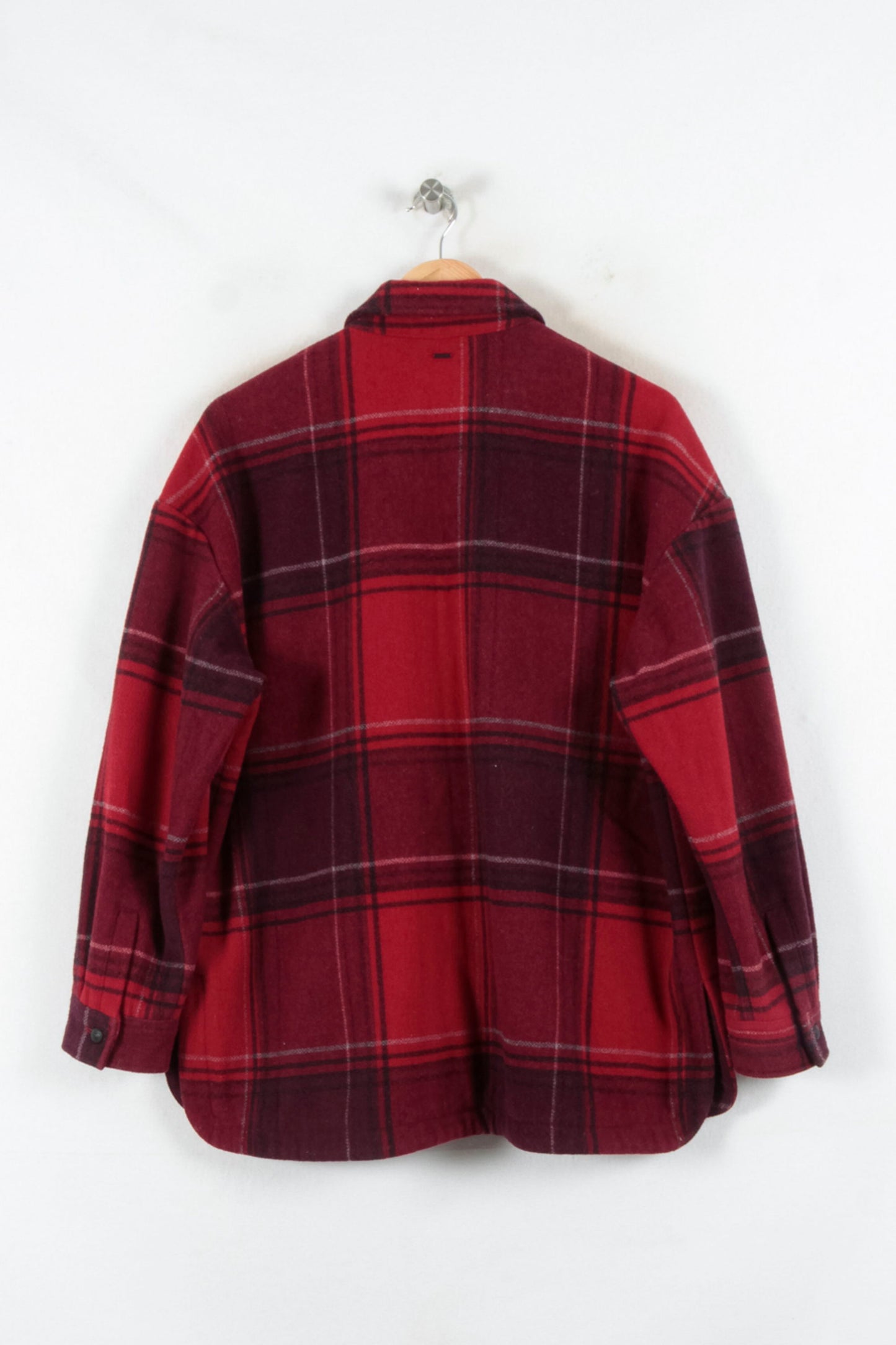 Veste à Carreaux Rouge et Bordeaux - Taille M/38