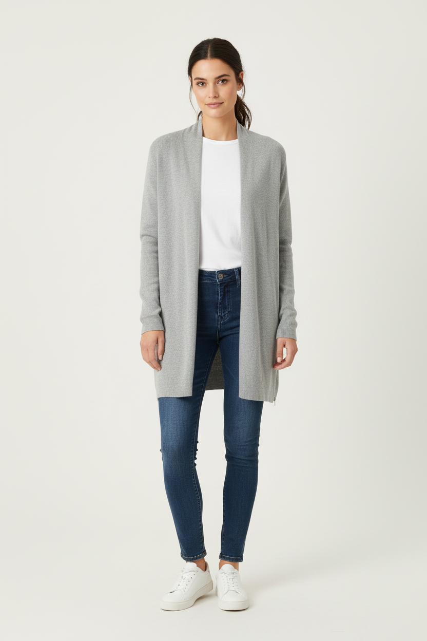 Cardigan Gris - Taille M/38