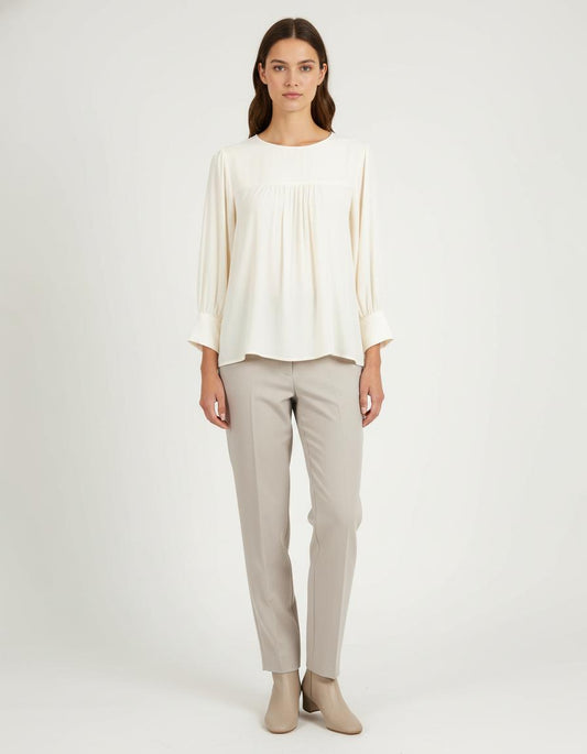 Blouse Beige - Taille XS/34