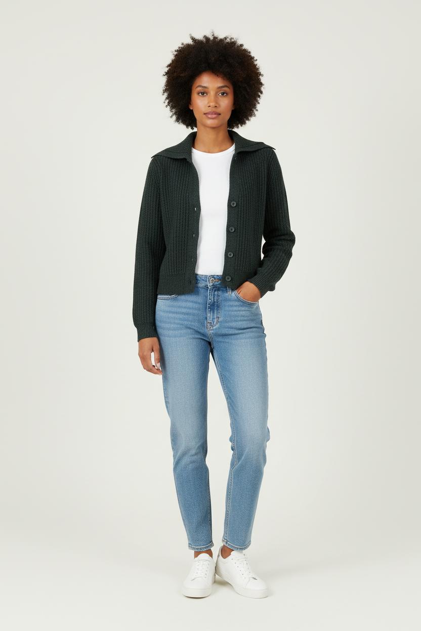 Cardigan Gris - Taille S/36