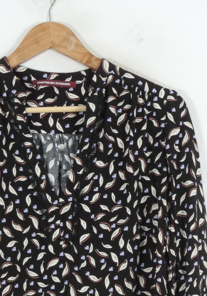 Blouse Noir et Blanc - Taille L/40