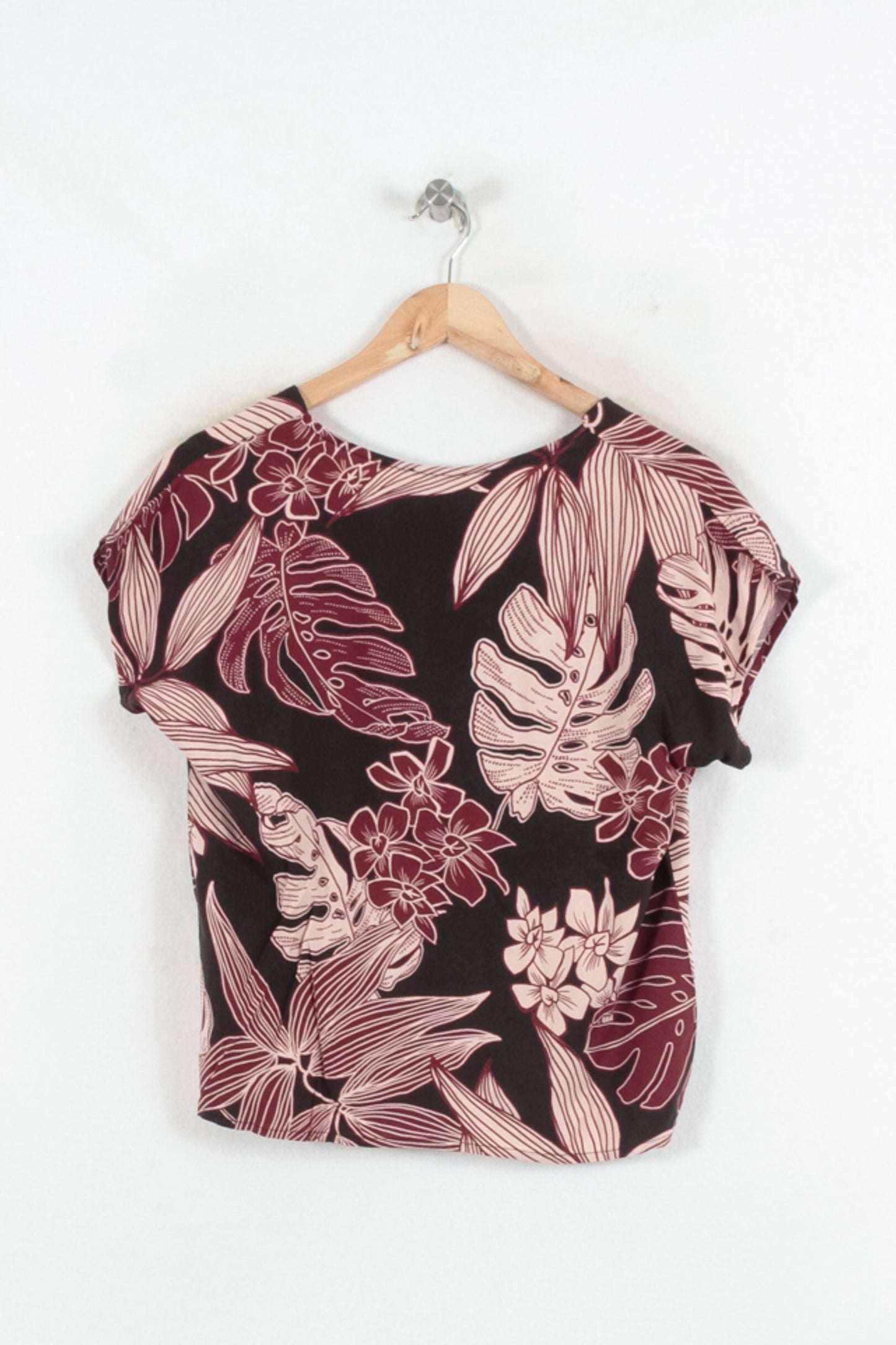 Blouse Noire et Bordeaux - Taille S/36