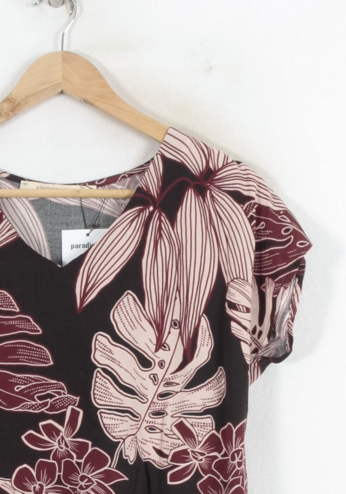 Blouse Noire et Bordeaux - Taille S/36