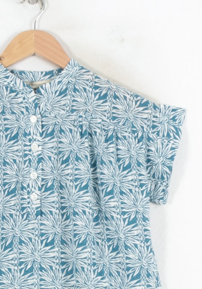 Blouse Bleu et Blanche - Taille S/36