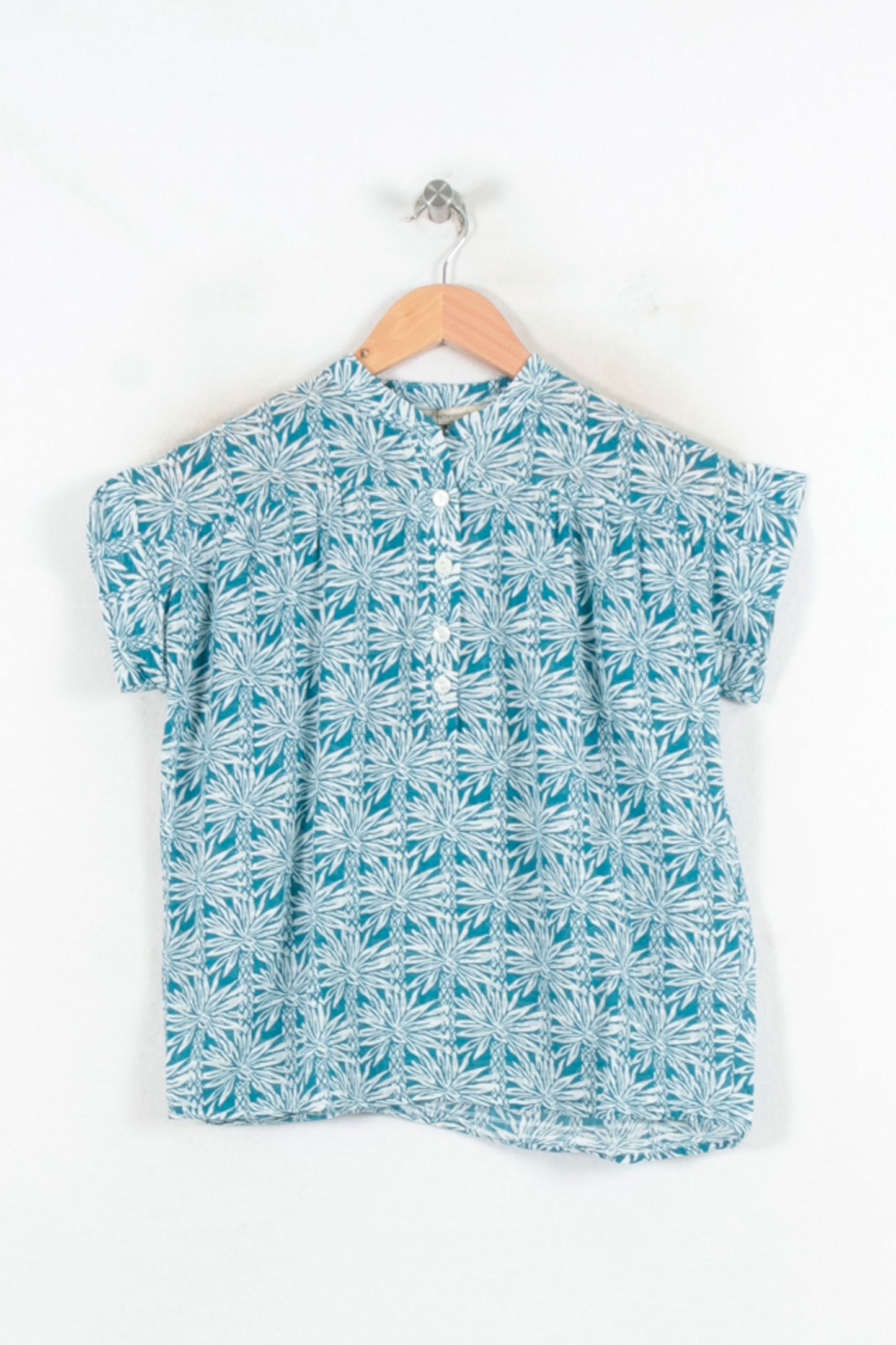 Blouse Bleu et Blanche - Taille S/36