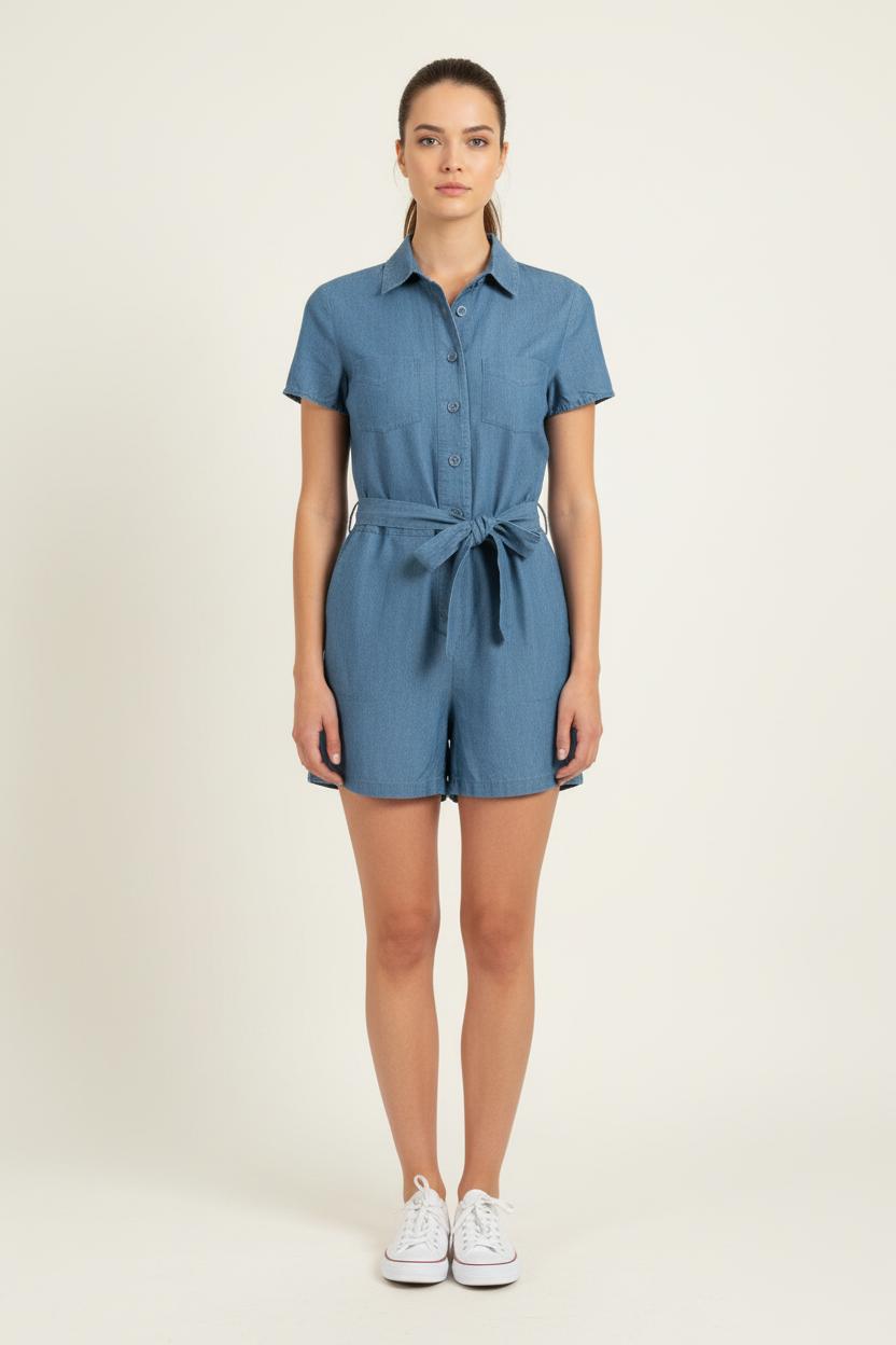 Combishort Bleue - Taille XS/34