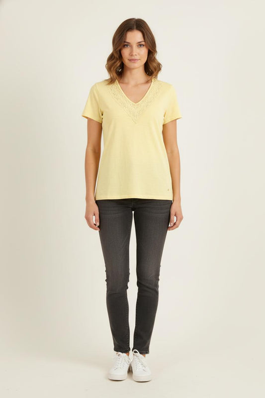 Tee-shirt Jaune - Taille XS/34