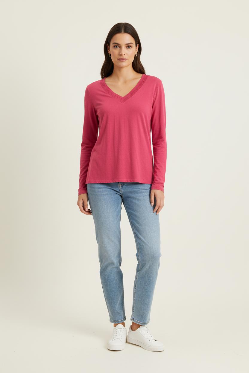 Blouse Rose - Taille S/36