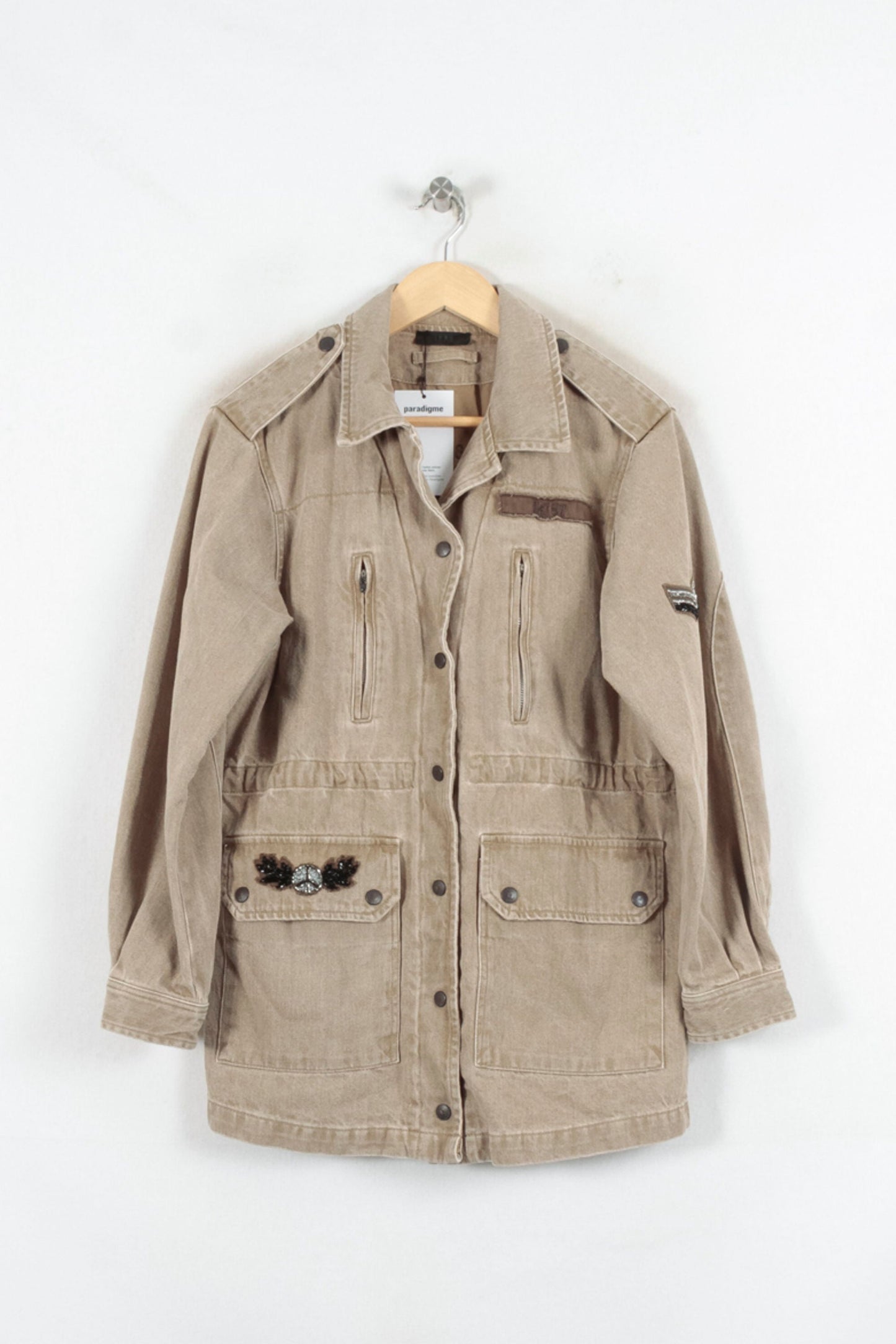 Gilet Saharienne Beige - Taille M/38