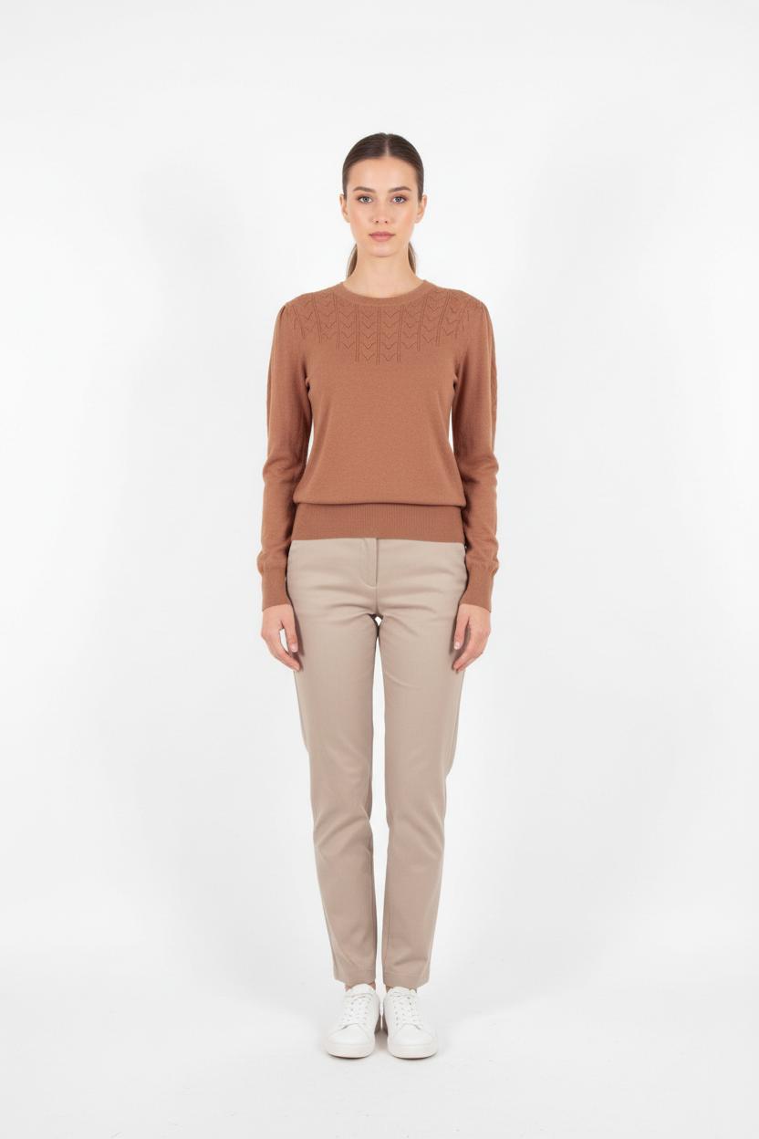 Pull Marron - Taille S/36