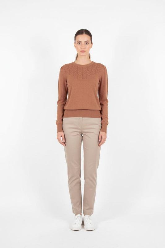 Pull Marron - Taille S/36