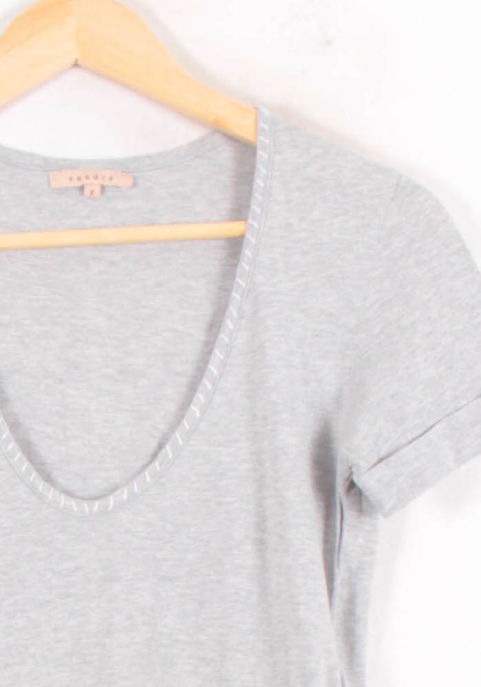 T-shirt gris - Taille M/38