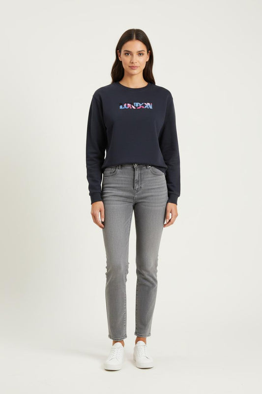 Sweat-shirt bleu - Taille M/38