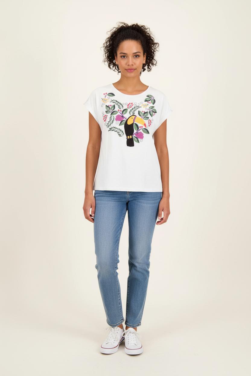 Tee-shirt Blanc - Taille M/38