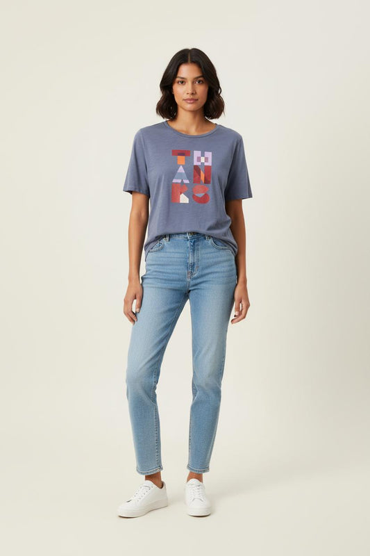 Tee-shirt Bleu - Taille S/36