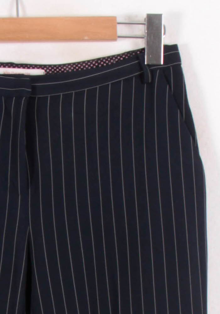 Pantalon Bleu à Rayures Blanches - Taille M/38