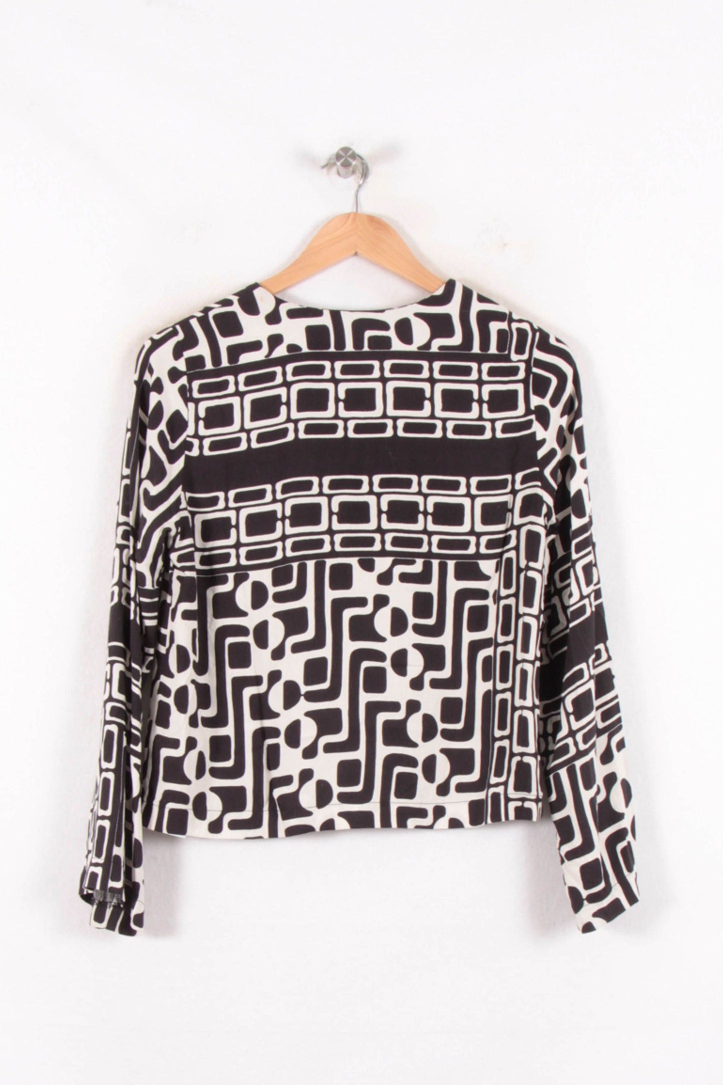 Blouse Noire et Blanche - Taille S/36