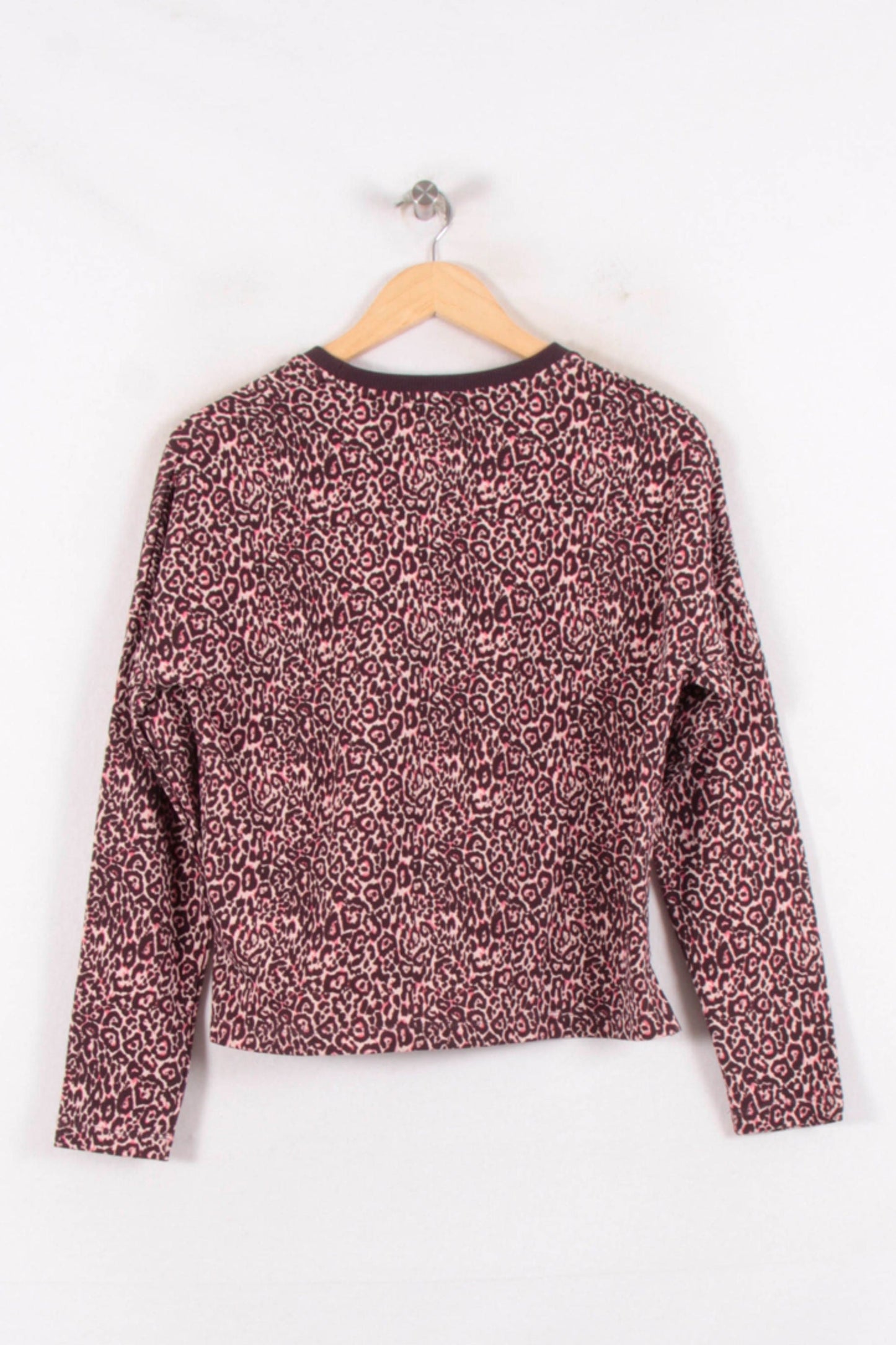 Sweat Léopard Rose et Noir - Taille XS/34