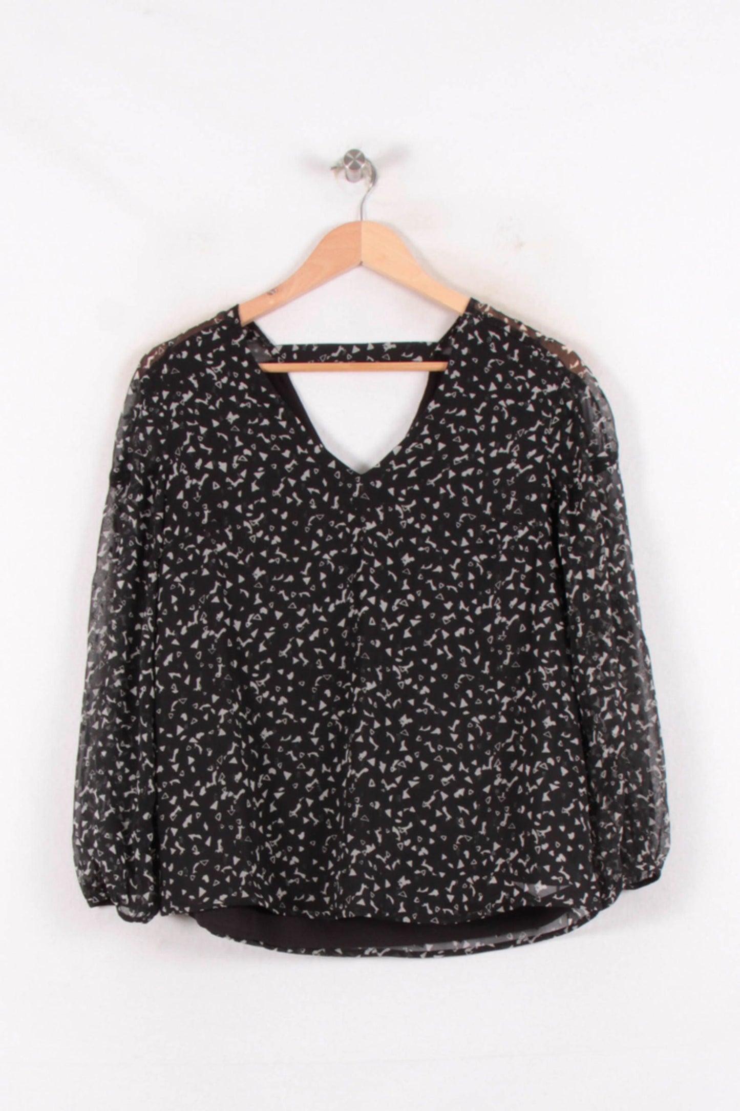 Blouse Noire et Blanche - Taille M/38