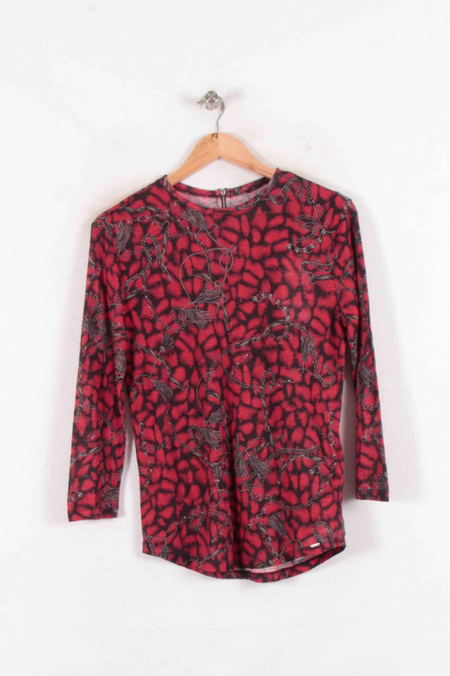 Blouse Rouge et Noire - Taille XL/42