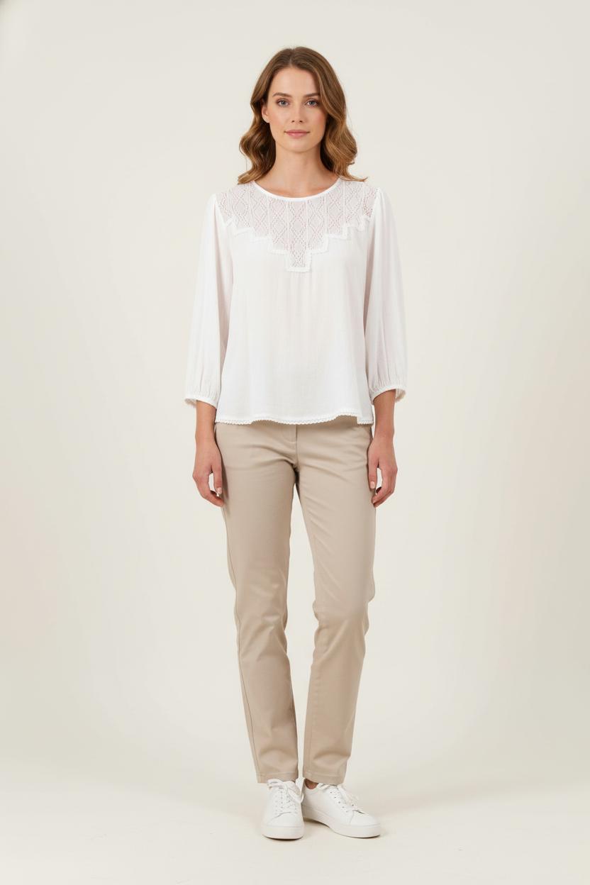 Blouse Blanche - Taille S/36