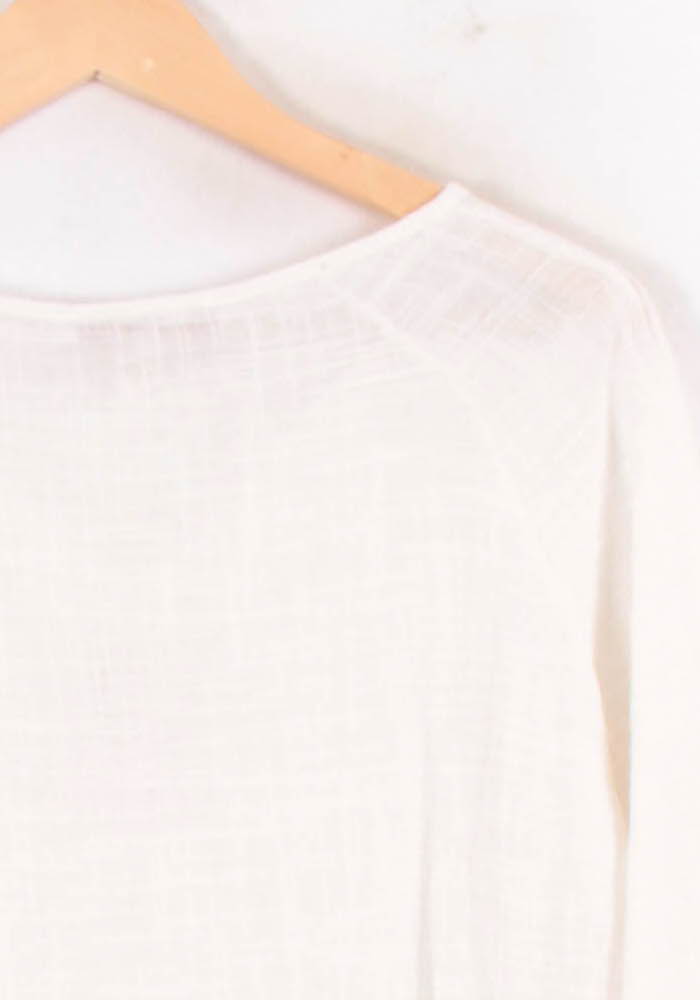 Blouse Blanche et Noire - Taille M/38