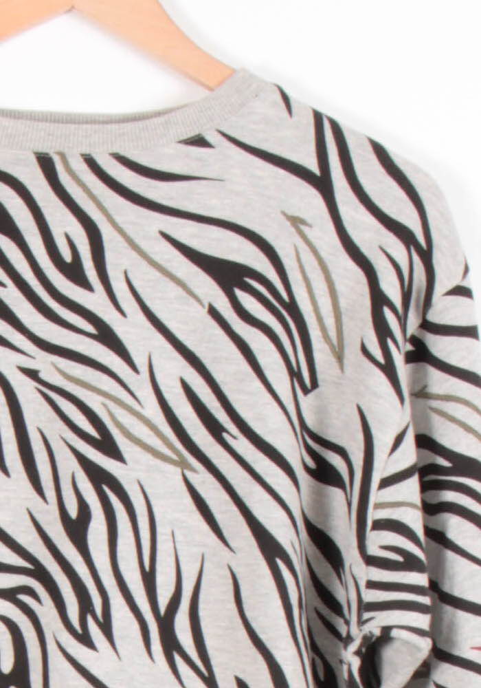 Sweat Gris et Noir - Taille S/36