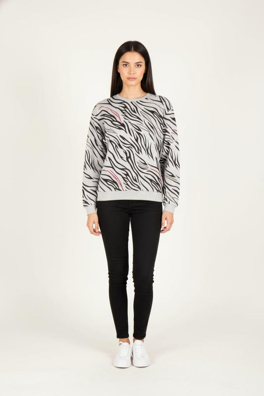 Sweat Gris et Noir - Taille S/36