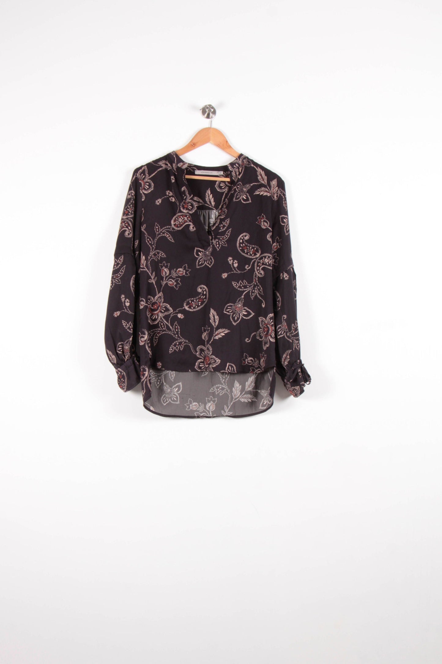 Blouse Marron et Noir - Taille L/40