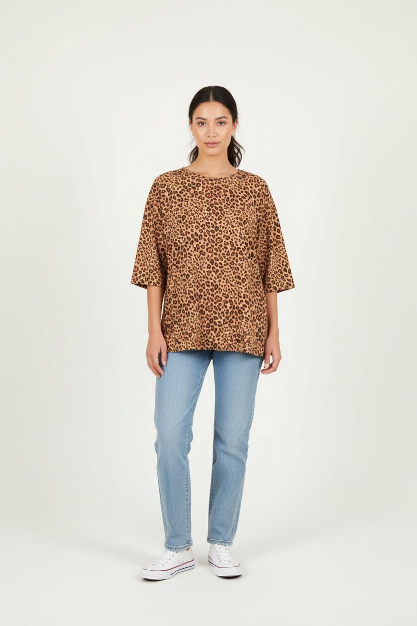 T-shirt marron - Taille XL/42